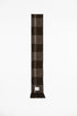 Brown and tan plaid yak wool scarf, lay flat