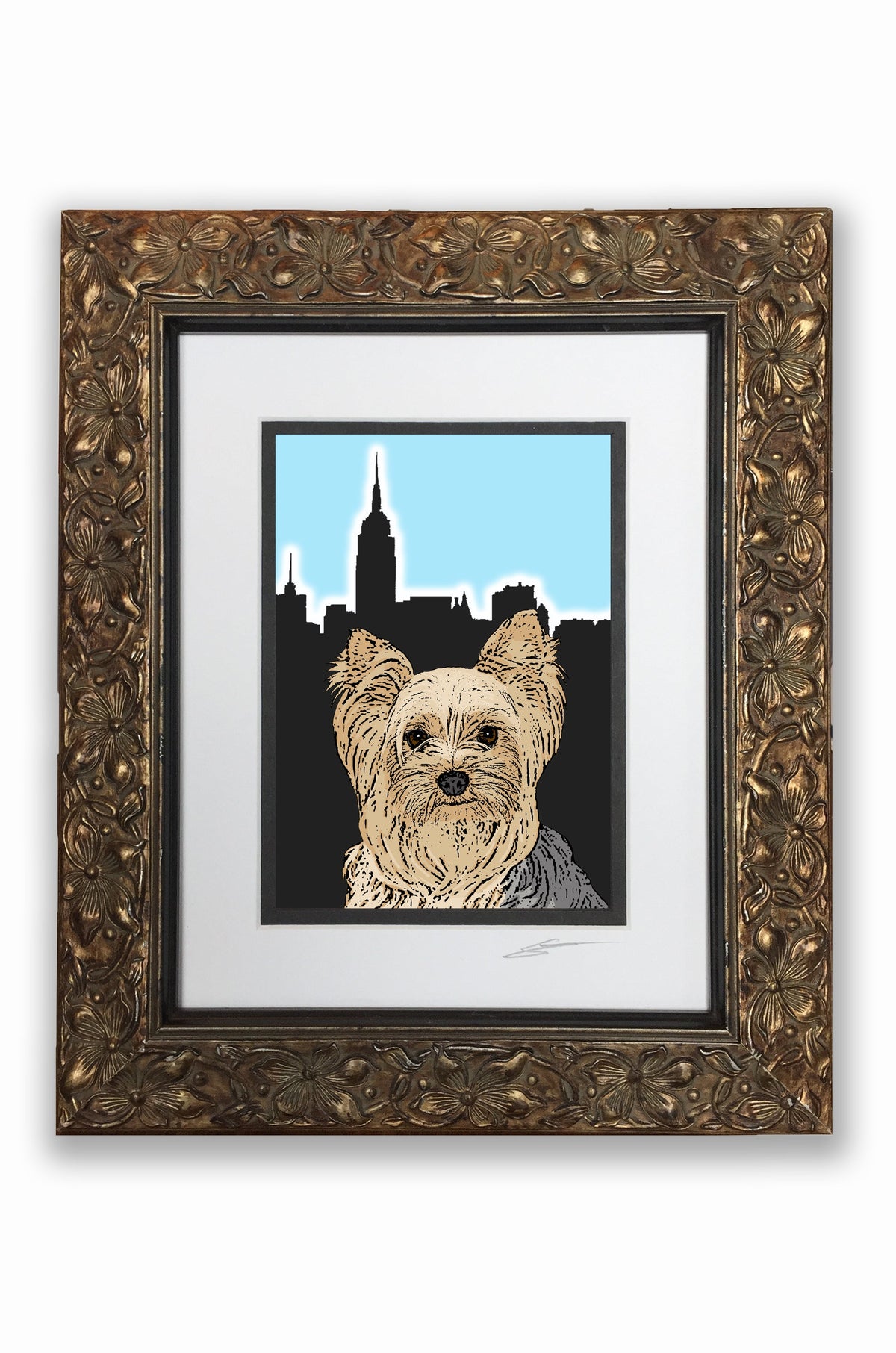 Yorkie Pupart Portrait