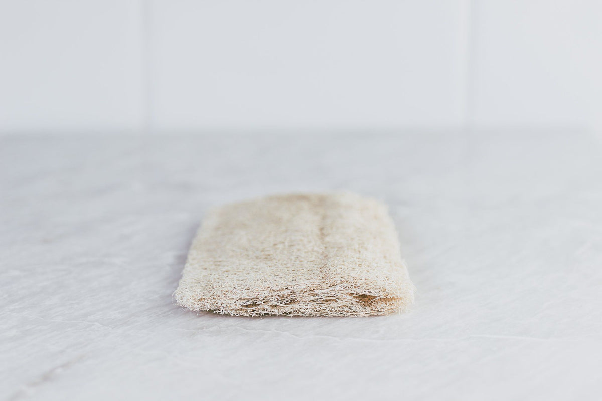 A Drop in the Ocean Sustainable Living Zero Waste Plastic Free Shop Natural Loofah Sponges (Set of 6) Reusable Goods 
