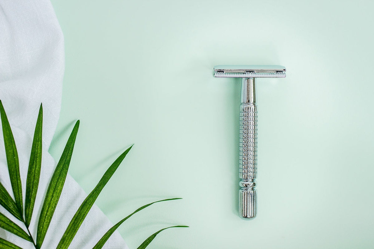 A Drop in the Ocean Zero Waste Stainless Steel 3-Piece Albatross Safety Razor