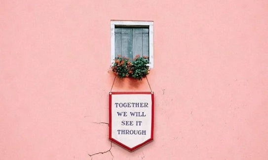Together We Will See It Through Camp Flag