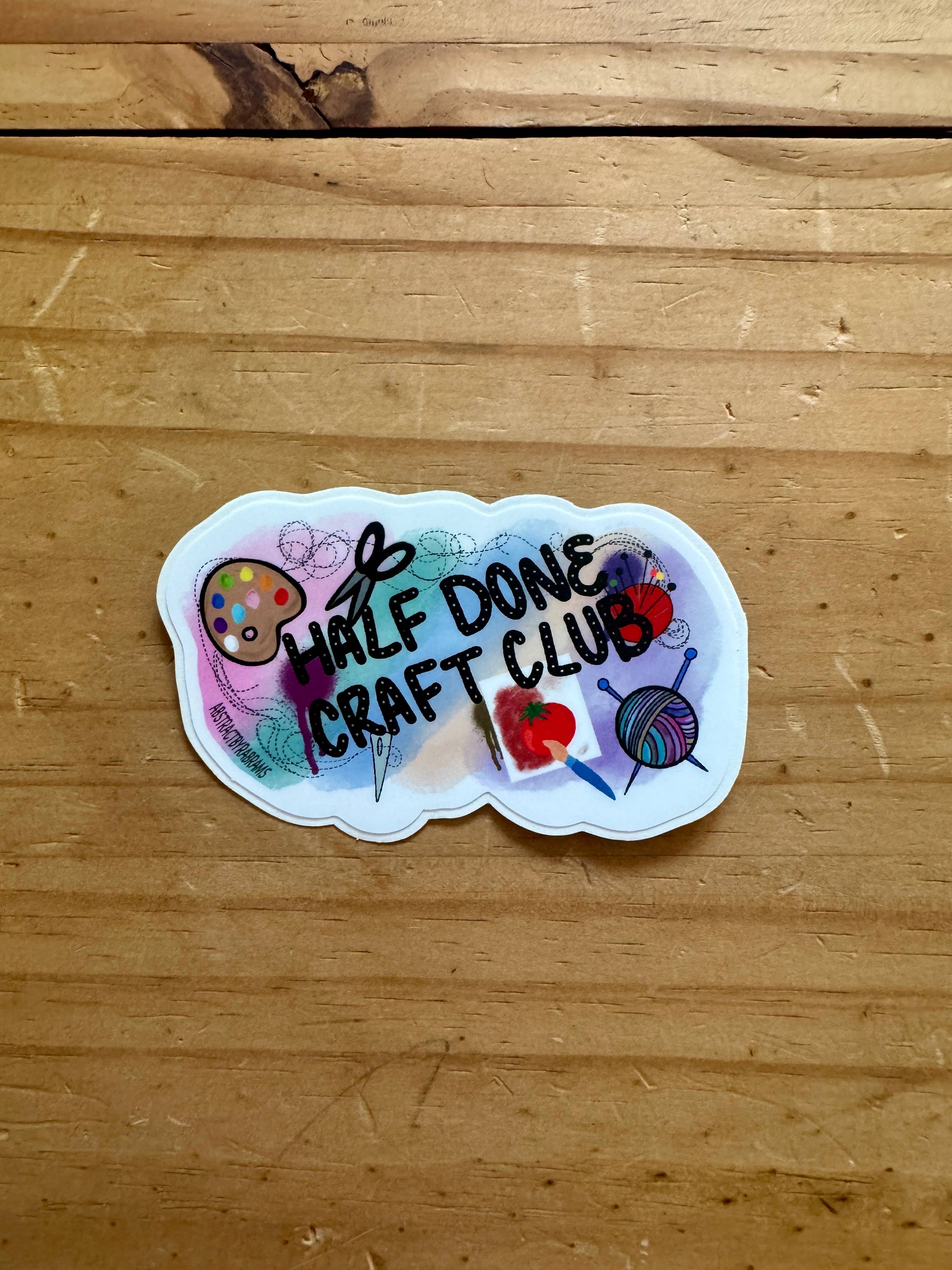 Sticker with &