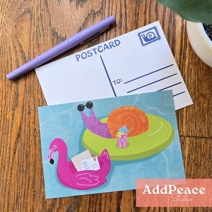Snail Mail Illustrated Postcard Set | 12 Bookish &amp; Whimsical Postcards