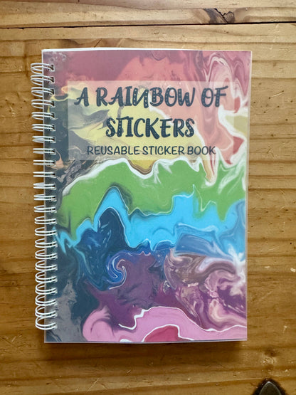 Rainbow Reusable Sticker Book | A5 Sticker Collector Album