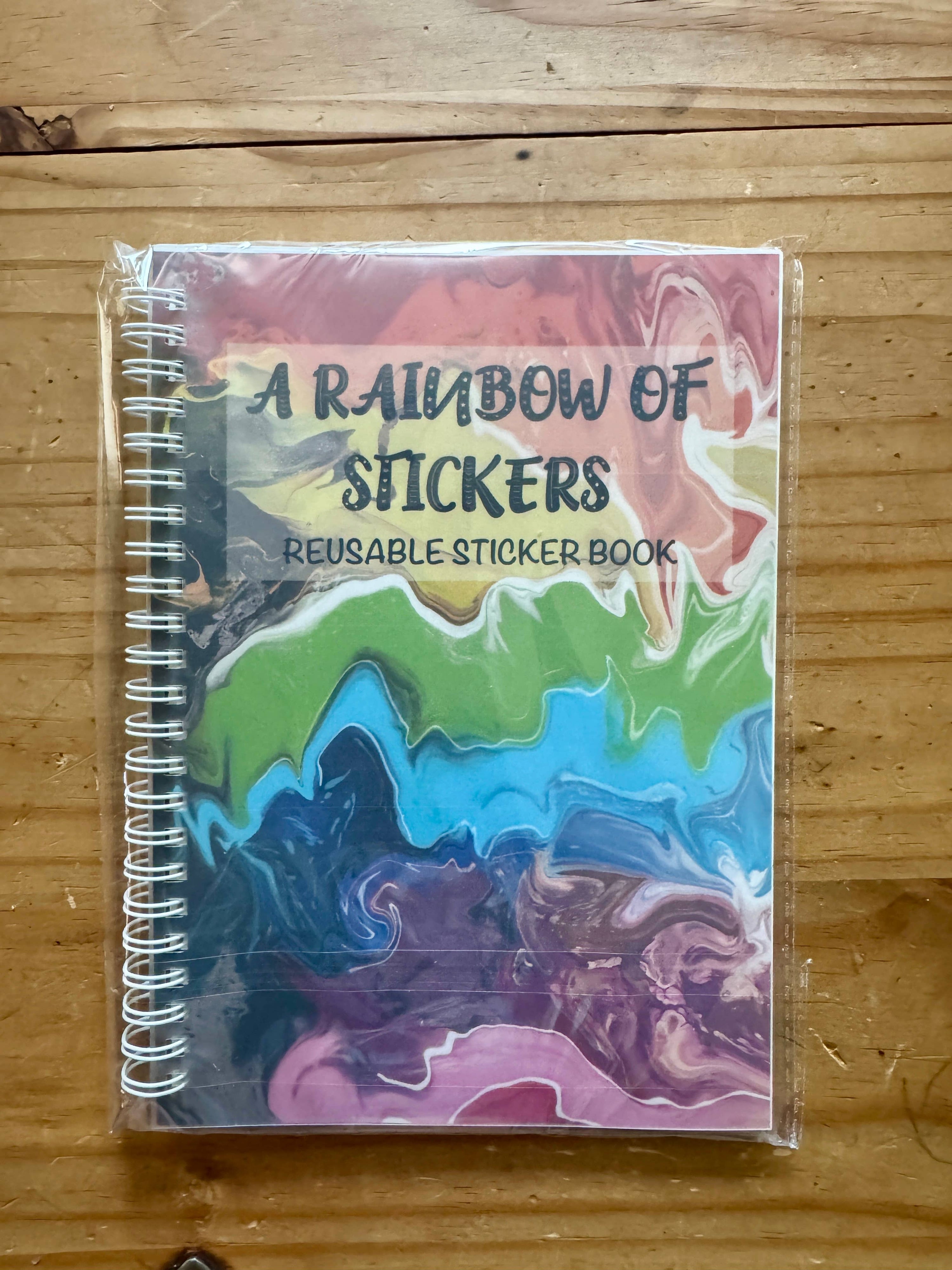 Rainbow Reusable Sticker Book | A5 Sticker Collector Album