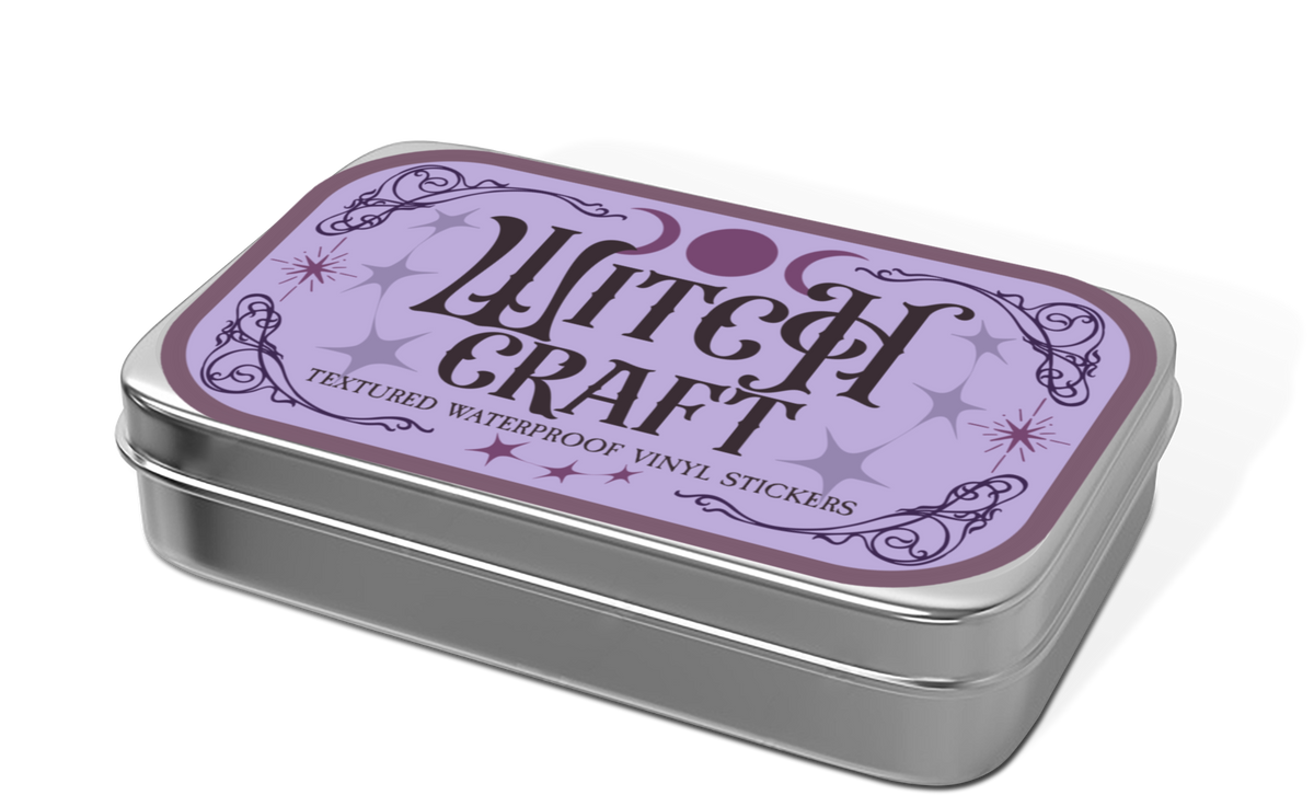Tin box with &
