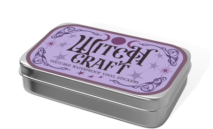 Tin box with &