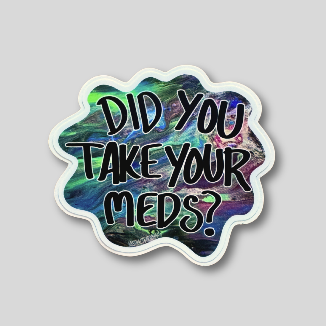 Sticker with &