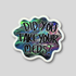 Sticker with &