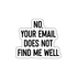 Sticker with text &