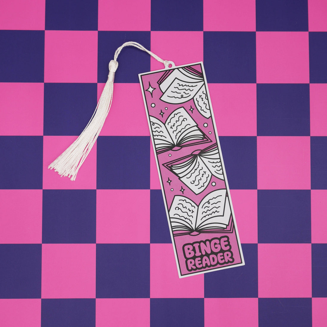 The Binge Reader Bookmark | Bookish Tassel Bookmark