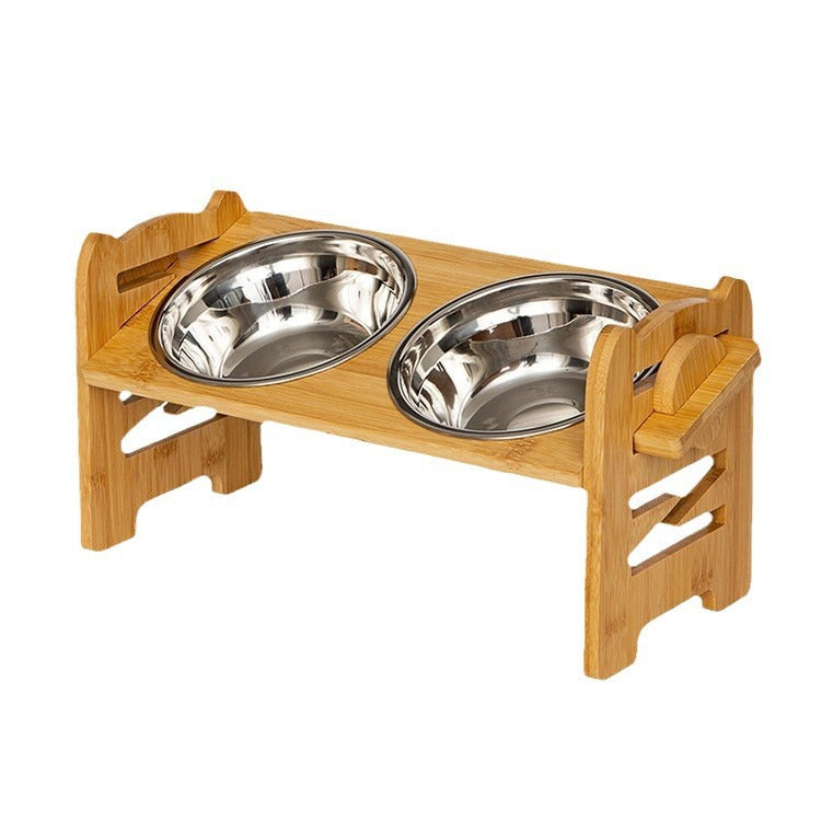 The Ergonomic Elevate Wooden Feeding Station