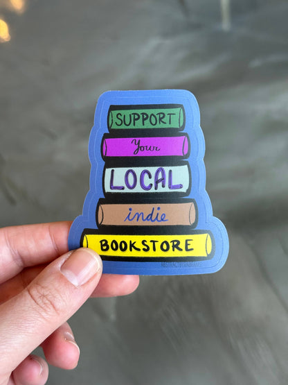 Sticker with &