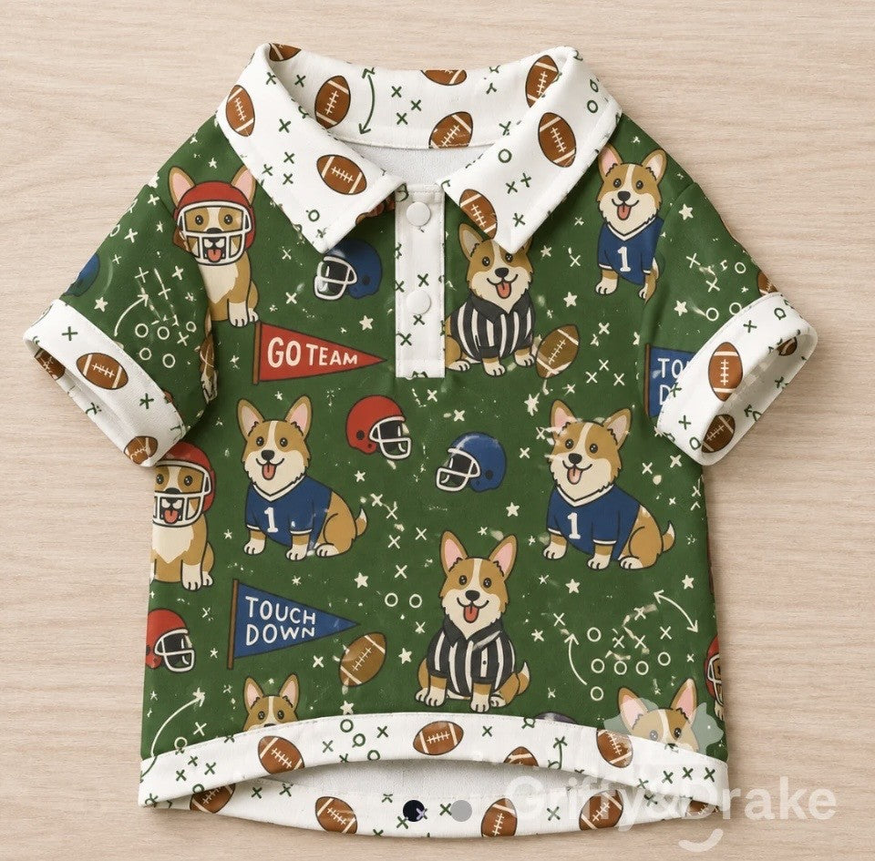 The Collared Pet Shirt Collection in Multiple Patterns &amp; Sizes