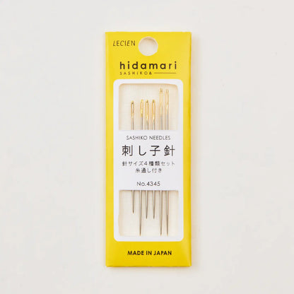 Cosmo Hidamari Sashiko Assorted Needle Set