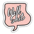 Sticker with &