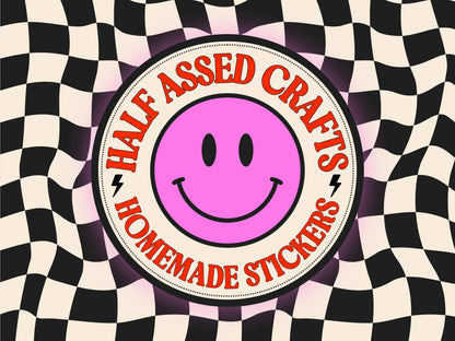 Please Hesitate to Reach Out to Me Sticker | Funny Introvert Vinyl Sticker