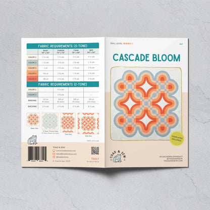 Cascade Bloom - Paper Quilt Pattern