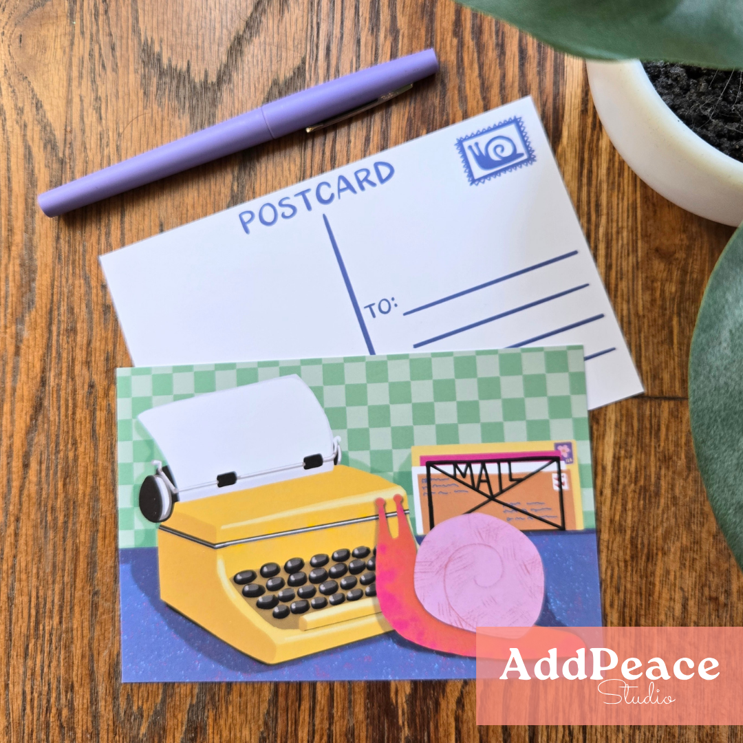 Snail Mail Illustrated Postcard Set | 12 Bookish &amp; Whimsical Postcards