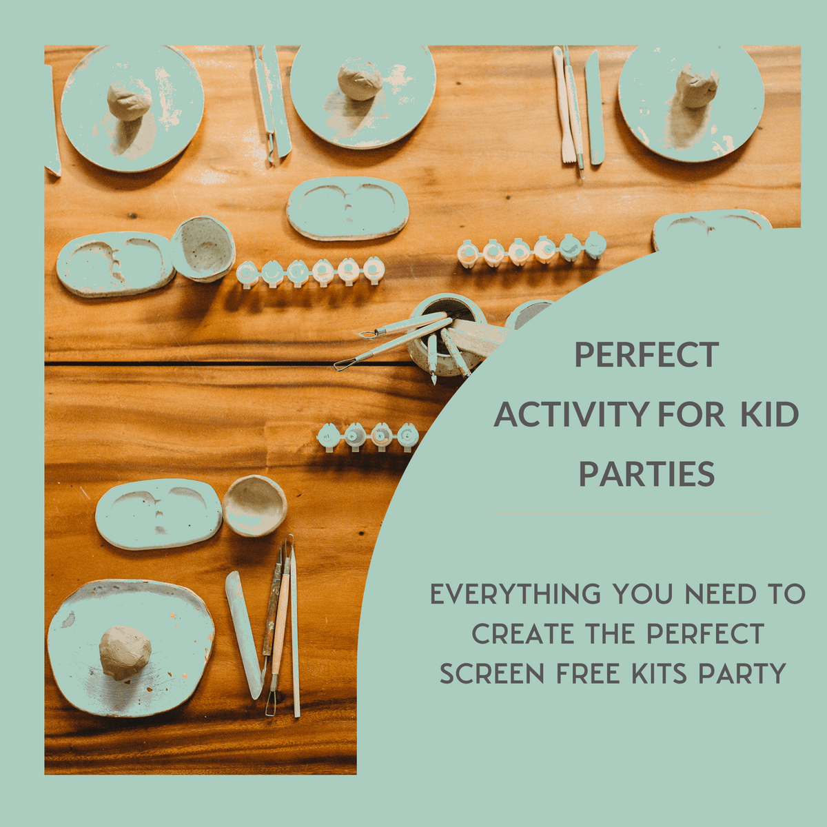 Breathe People - Kids Deluxe Clay Date Activity Kit- Clay Kit for Two