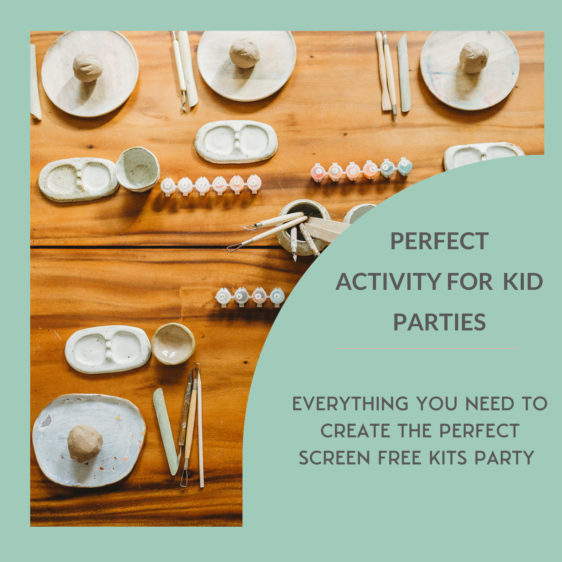 Breathe People - Kids Deluxe Clay Date Activity Kit- Clay Kit for Two