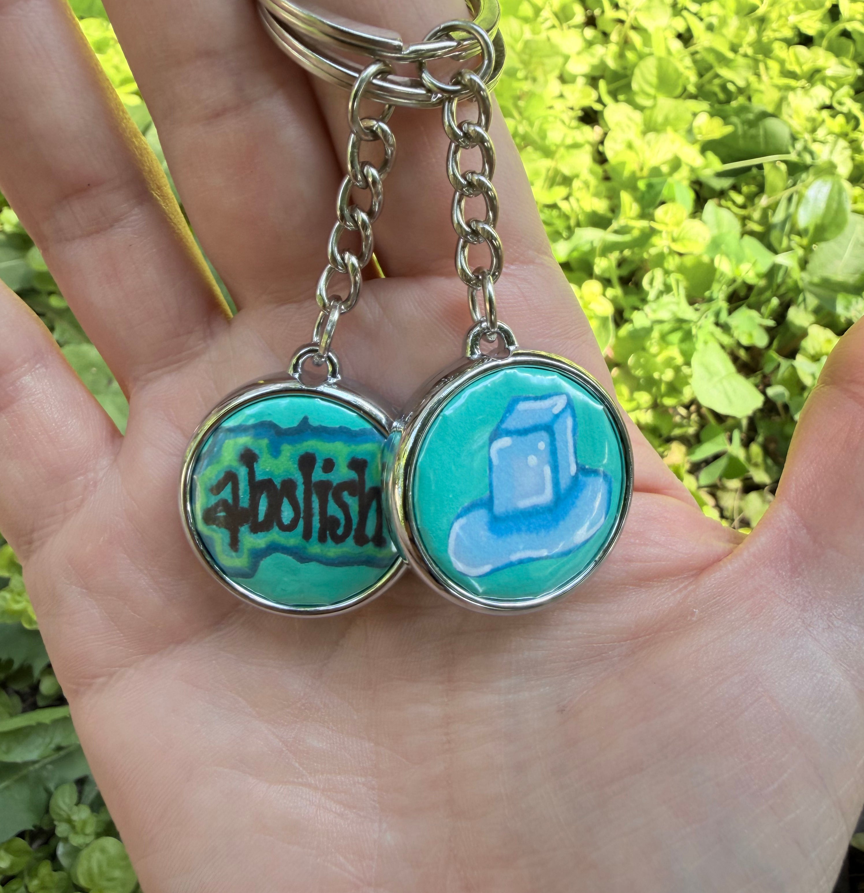 Abolish Ice Keychain