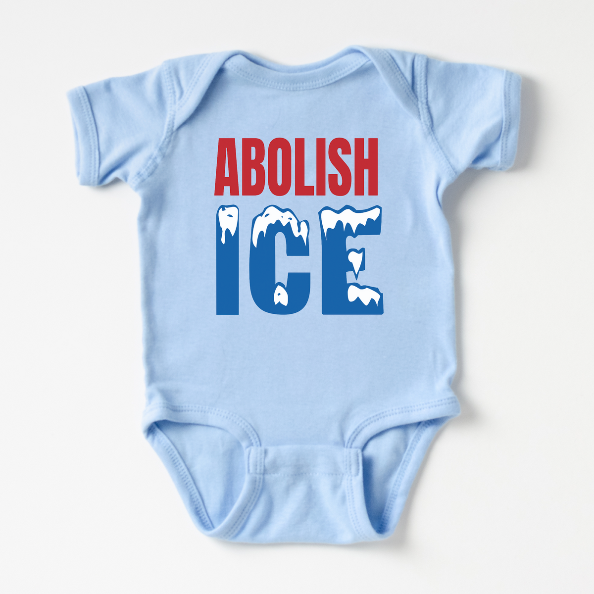 Abolish ICE Baby Bodysuit - Resistance Nation