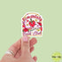 Sticker with &
