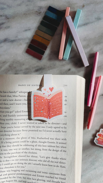 Romance Reader Magnetic Bookmarks