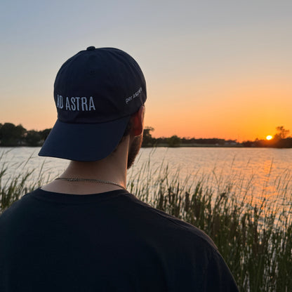 Ad Astra Per Aspera Embroidered Dad Hat - Heartland Stitch