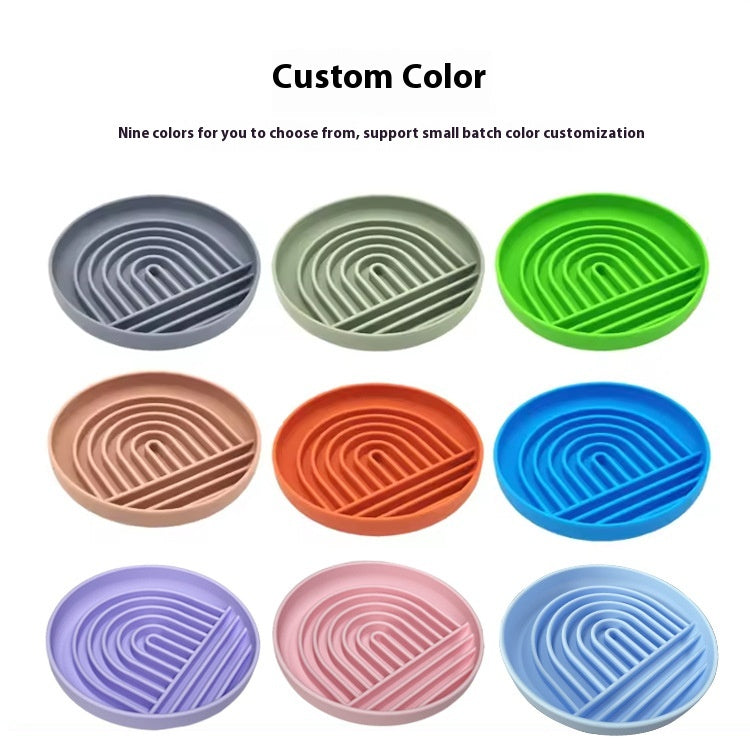 CalmBite Silicone Suction Slow Feeder Bowl