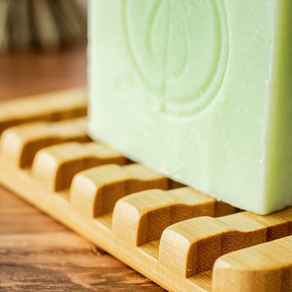 Bamboo Self-Draining Soap Dish