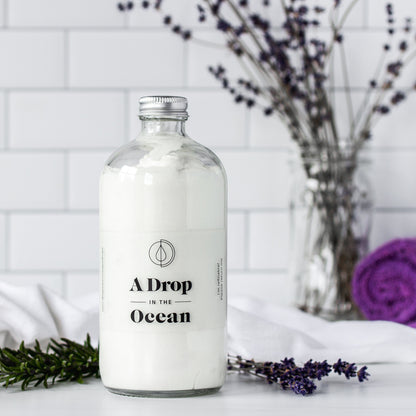 Refillable Body Lotion - Lavender Rosemary scent - Refill Bottle - 16oz