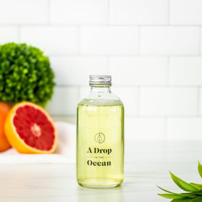 Refillable Liquid Hand Soap - Grapefruit Bergamot scent - Refill Bottle - 8oz