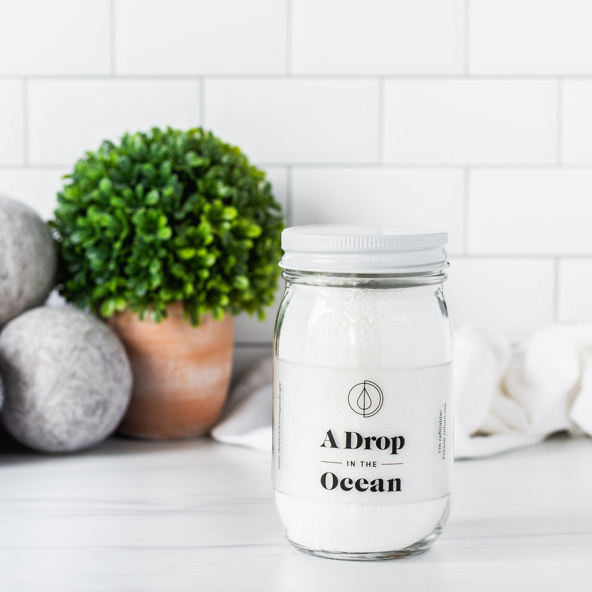 Refillable Laundry Detergent - 16oz Jar