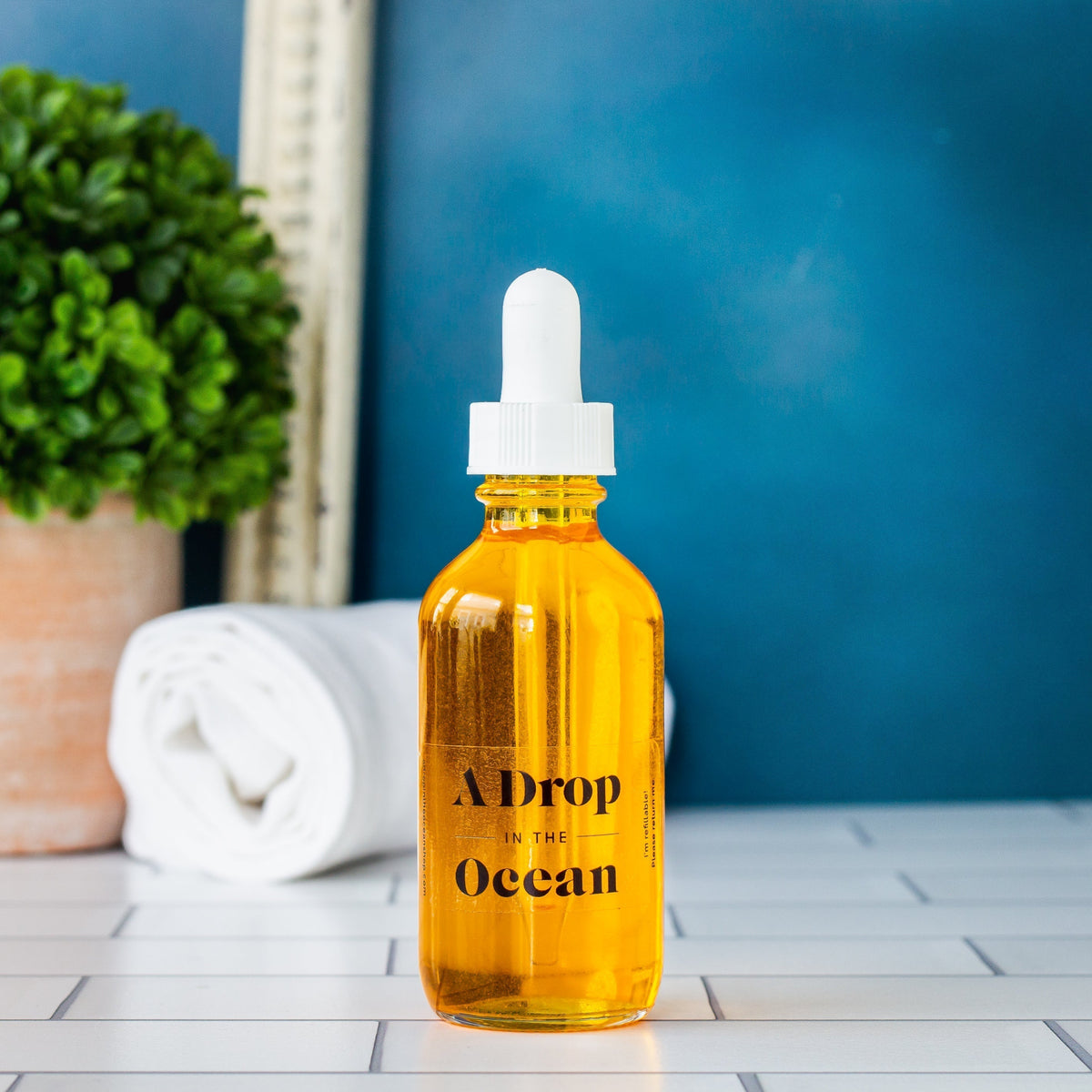 Refillable Revitalizing Skin Serum for All Skin Types - 2oz New Bottle