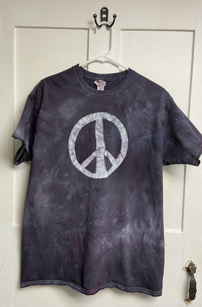 Unisex Adult Peace Sign Shirt, Short Sleeves