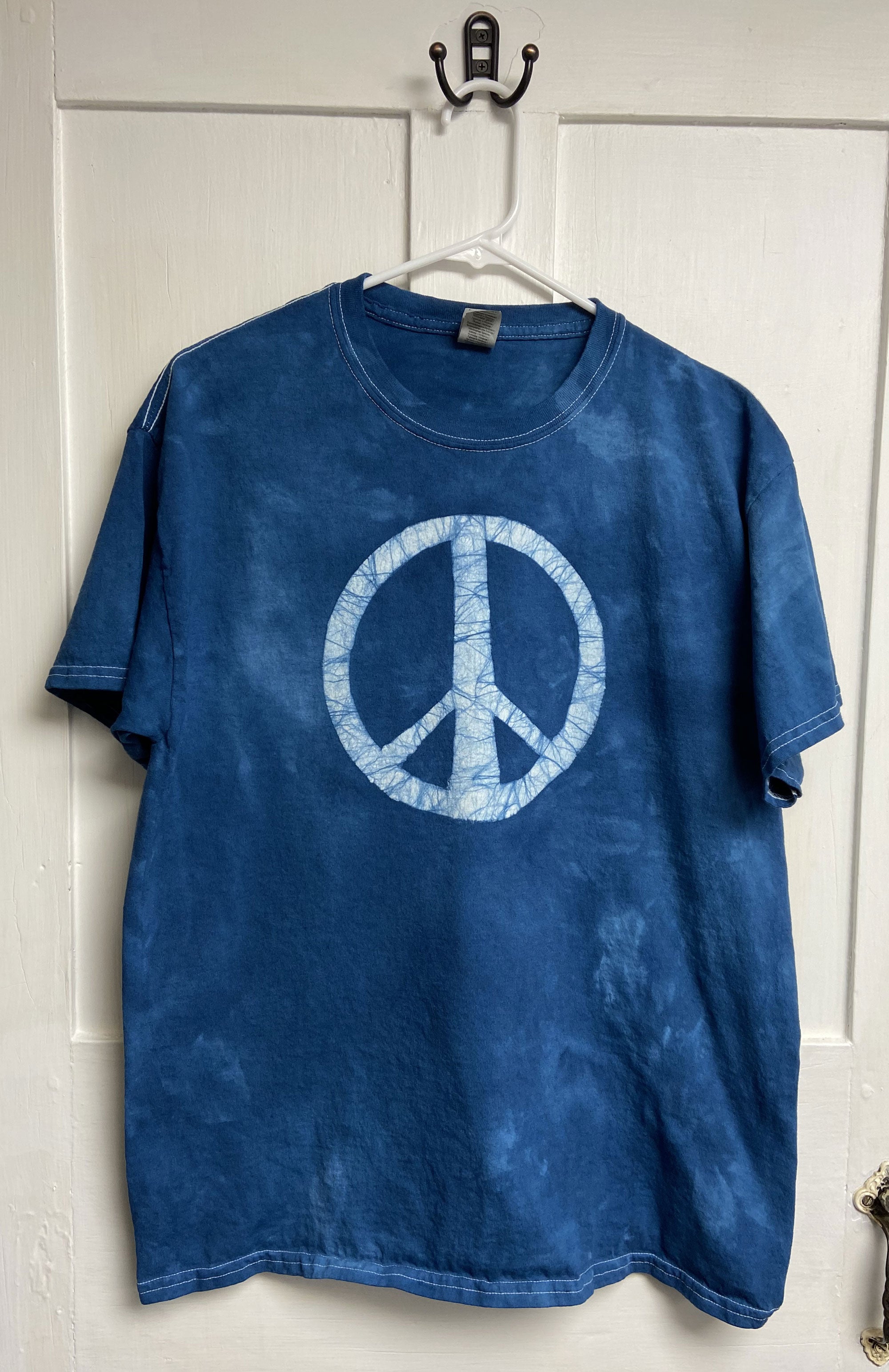 Unisex Adult Peace Sign Shirt, Short Sleeves