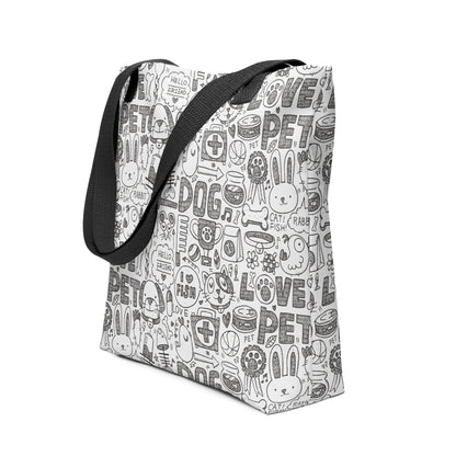 Pet All Over Tote Bag - Stylish and Versatile Pet Tote Bag for Every Adventure - 4Legz