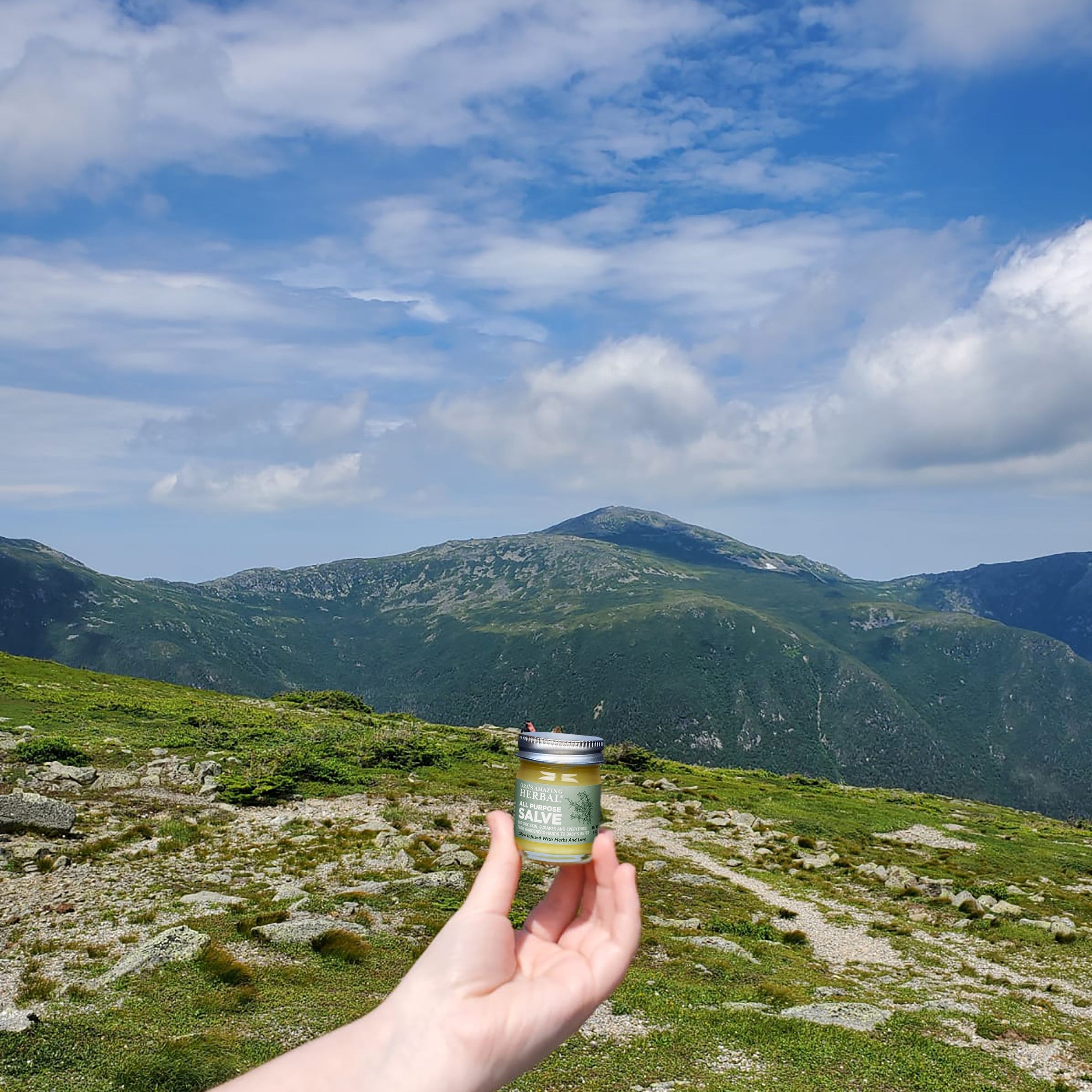 All Purpose Salve Lifestyle Outdoor Mountains 1oz Jar