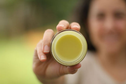 All Purpose Salve Texture Lifestyle Outdoor Ora 4oz Jar