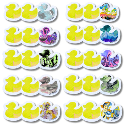 PRE ORDER!! Duck Duck Gray Duck Pride Stickers - 10 Flags