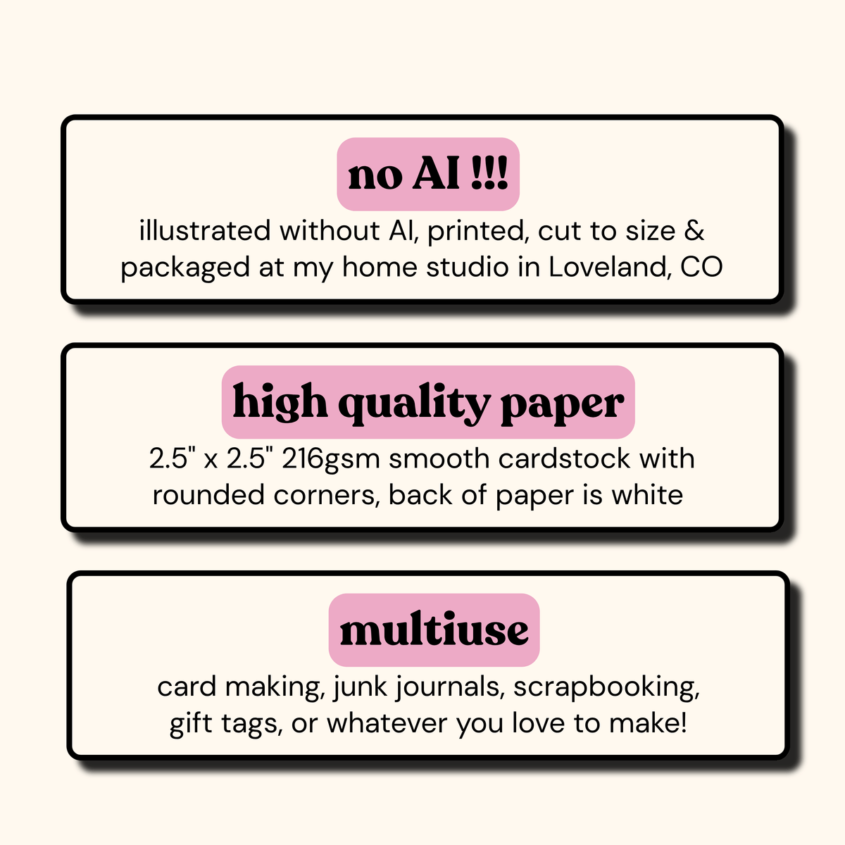 Mini Square Paper Mystery Bundle