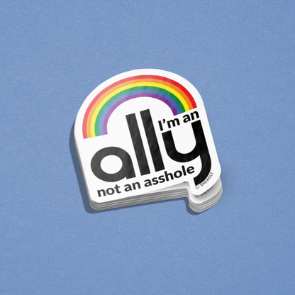 LGBTQ+ ally sticker