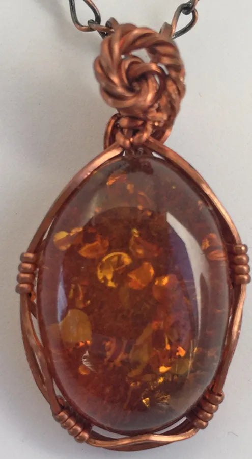 Amber Pendant - Front View