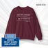 angela-davis-motivational-quote-crewneck-sweatshirt-i-am-no-longer-accepting-i-am-changing-maroon