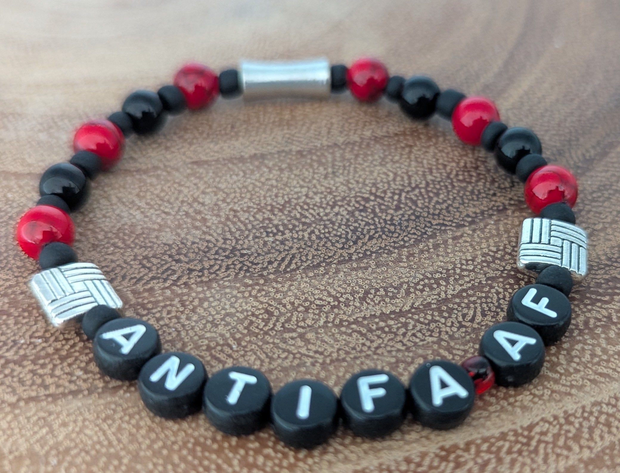 ANTIFA Stretch Bracelet, Protest Bracelet, Take a Stand