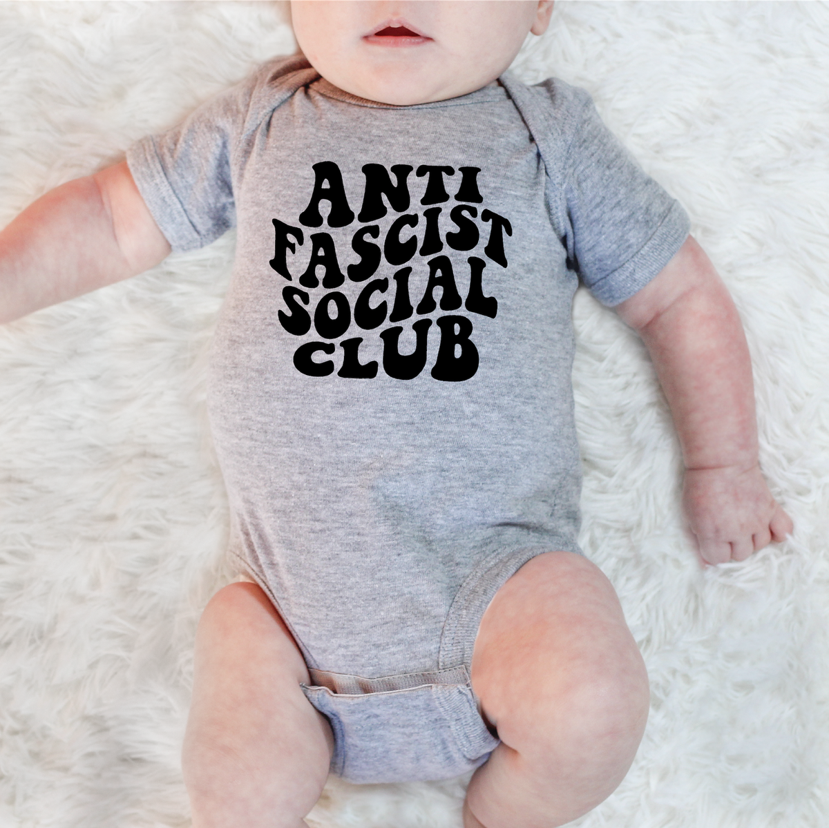 Anti Fascist Social Club Baby Bodysuit - Resistance Nation