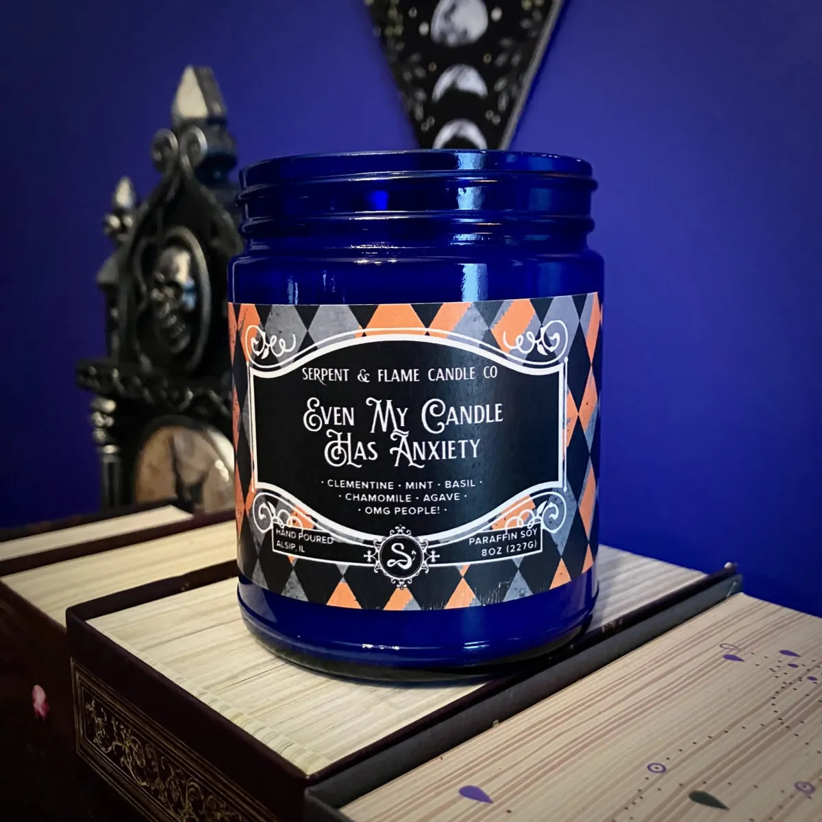 Even My Candle Has Anxiety 8oz Candle