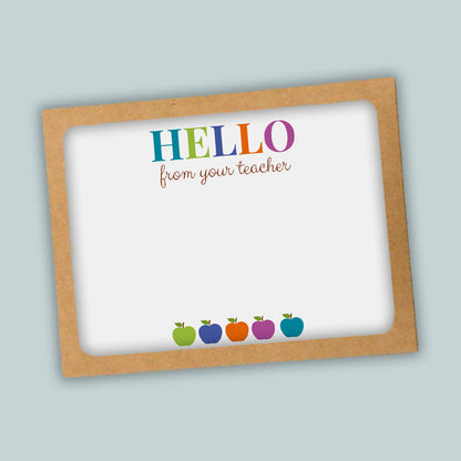 Colorful Apples Note Cards | Boxed Set of 12